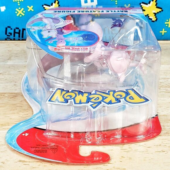 Jazwares Pokemon S3 Battle Feature Figure Mewtwo 4.5" TCG Nintendo Collectible - Picture 8 of 12